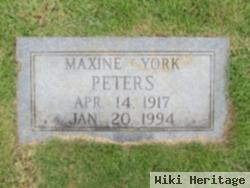 Maxine York Peters