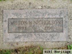 Milton Benjamin Nicholson