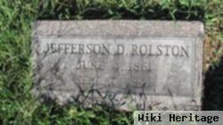 Jefferson D. Rolston