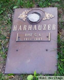 Rose G. K. Harhauzer