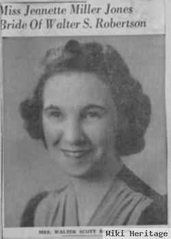 Jeanette Miller Jones Robertson