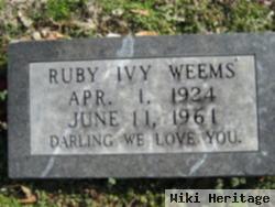 Rubye Ivy Weems