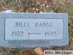 William Edward "billy" Ranne