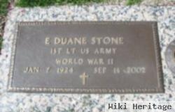 Lieut E. Duane Stone