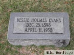 Bessie Holmes Evans