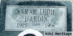 Sarah Ludie Hardin