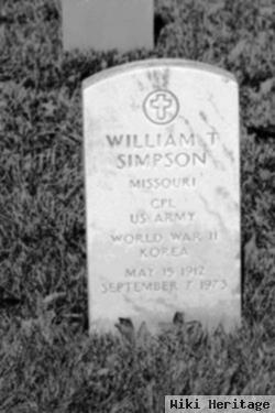 William T Simpson
