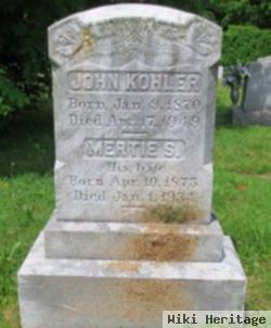 Mertie S Kohler