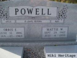 Mattie White Powell