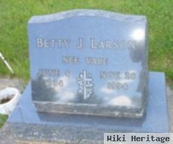 Betty J Vale Larson