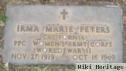 Pfc Irma Marie Peters