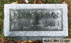 Rev Henry Forman