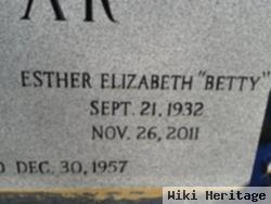 Esther Elizabeth "betty" Dyar