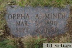 Orpha A. Miner