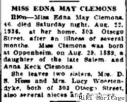 Edna May Clemons