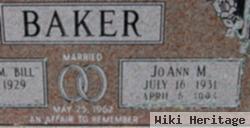 Joann M Baker