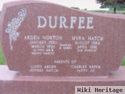 Myra Hatch Durfee