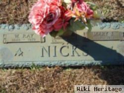 Willard Ray Nicks