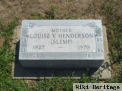 Louise Virginia Wallace Slemp Henderson