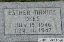 Esther Maxine Dees