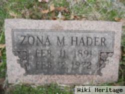 Zona M. Sullens Hader