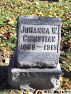 Johanna W Fisher Christian