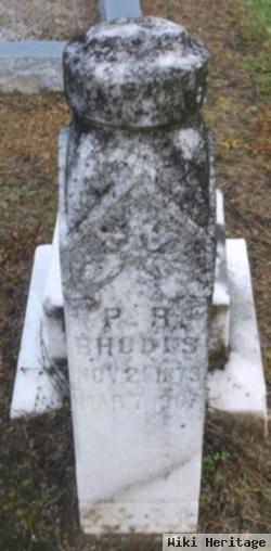 P R Rhodes