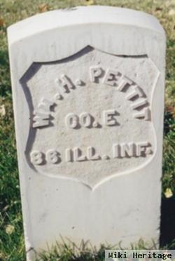 Pvt William H. Pettit