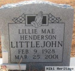 Lillie Mae Henderson Littlejohn
