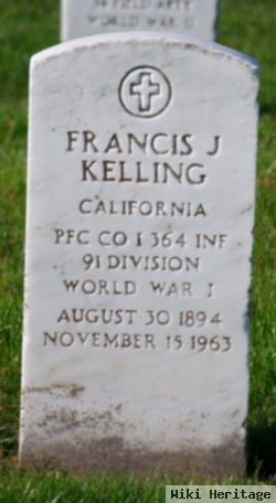 Francis J Kelling