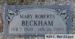 Mary Roberts Beckham