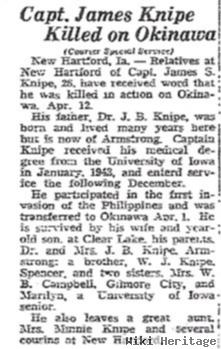 Capt James Stuart Knipe