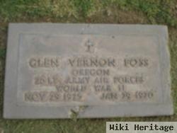 Lieut Glen Vernon Foss