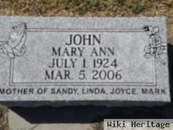 Mary Ann Tryba John