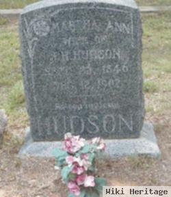 Martha Ann Hudson