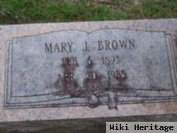 Mary Jane Brown Brown