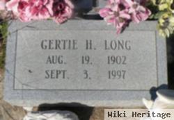 Gertrude "gertie" Hyers Long