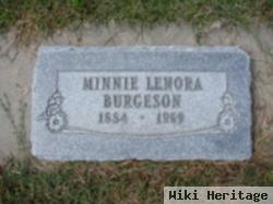 Minnie Lenora Nelson Burgeson