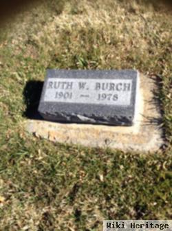 Ruth W Burch