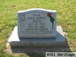 Annie Barnes Hines