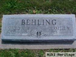 Arnold A Behling, Jr