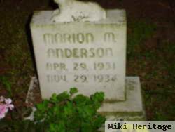 Marion M Anderson