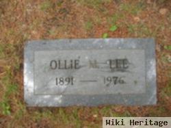 Ollie Mathilda Hill Lee