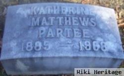 Katherine Matthews Partee