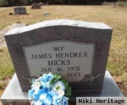 James Hendrex "bo" Hicks