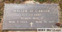 Walter O Carter