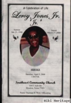 Br Leroy Jones, Jr