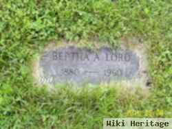 Bertha A Lord