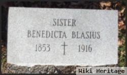 Sr Benedict Blasius