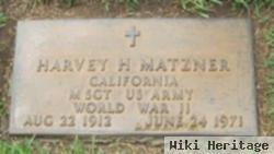 Sgt Harvey H Matzner